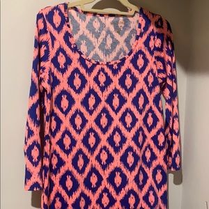 Lily Pulitzer long sleeve shift dress